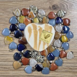 Ásványszív - mézes tej fürdőbomba