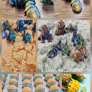 Ajándékot rejtő fürdőgolyó - Gekkó