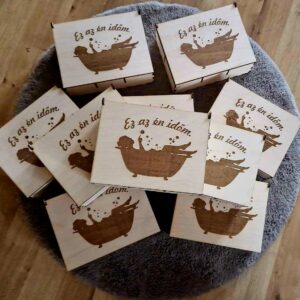 "Ez az én időm" doboz fürdőgolyókhoz