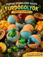 Ajándékot rejtő fürdőgolyó - Dinó