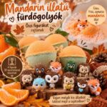 Ajándékot rejtő fürdőgolyó - Őszi állatok