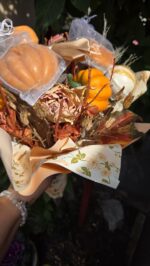 Ajándék csokor – Pumpkinspice latte szappannal és fürdőgolyóval - Image 2