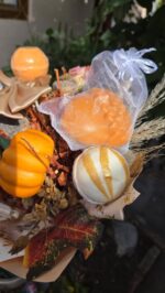 Ajándék csokor – Pumpkinspice latte szappannal és fürdőgolyóval - Image 4